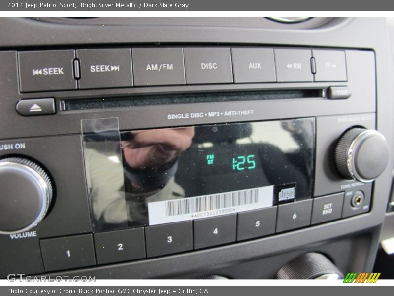 Bright Silver Metallic / Dark Slate Gray 2012 Jeep Patriot Sport