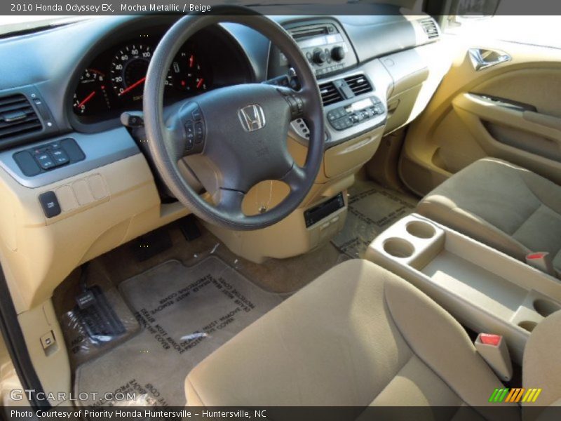 Beige Interior - 2010 Odyssey EX 