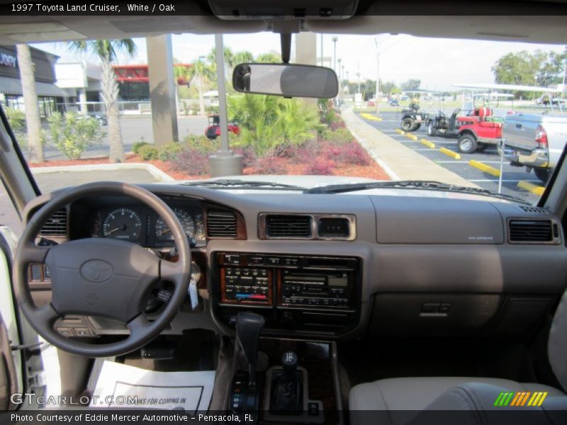 White / Oak 1997 Toyota Land Cruiser