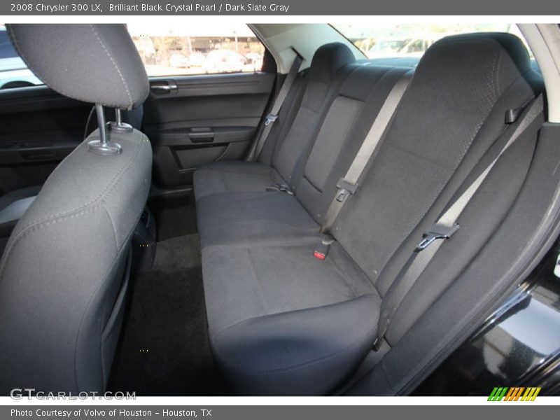 Brilliant Black Crystal Pearl / Dark Slate Gray 2008 Chrysler 300 LX