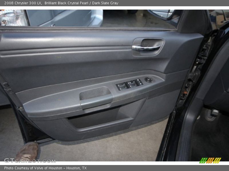 Brilliant Black Crystal Pearl / Dark Slate Gray 2008 Chrysler 300 LX