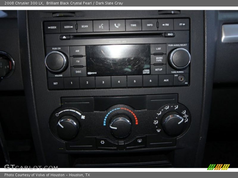 Brilliant Black Crystal Pearl / Dark Slate Gray 2008 Chrysler 300 LX