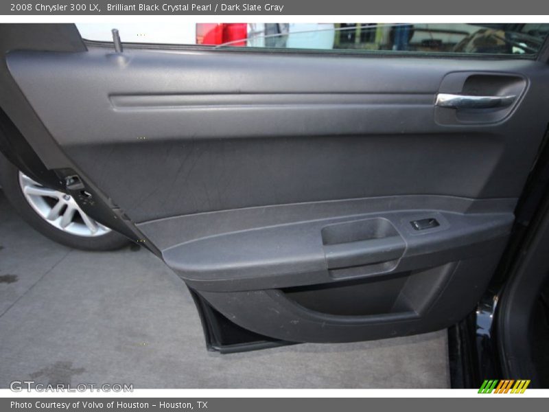 Brilliant Black Crystal Pearl / Dark Slate Gray 2008 Chrysler 300 LX
