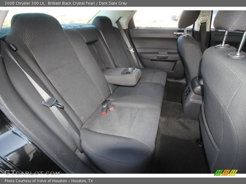 Brilliant Black Crystal Pearl / Dark Slate Gray 2008 Chrysler 300 LX