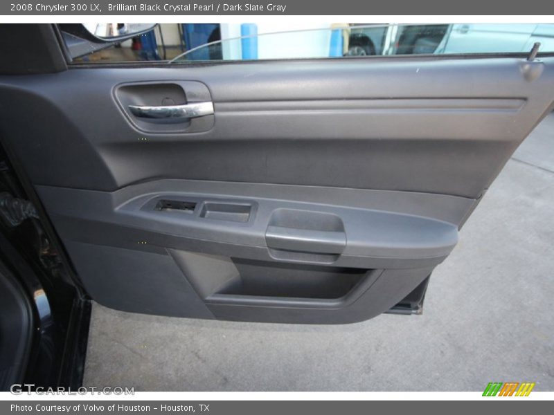 Brilliant Black Crystal Pearl / Dark Slate Gray 2008 Chrysler 300 LX