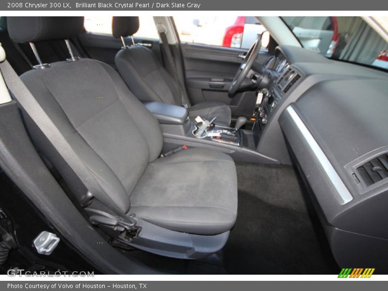 Brilliant Black Crystal Pearl / Dark Slate Gray 2008 Chrysler 300 LX