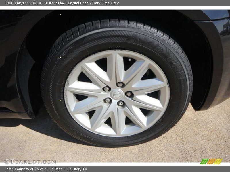 Brilliant Black Crystal Pearl / Dark Slate Gray 2008 Chrysler 300 LX