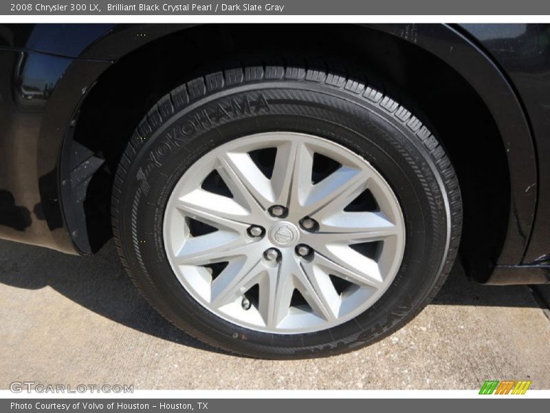 Brilliant Black Crystal Pearl / Dark Slate Gray 2008 Chrysler 300 LX