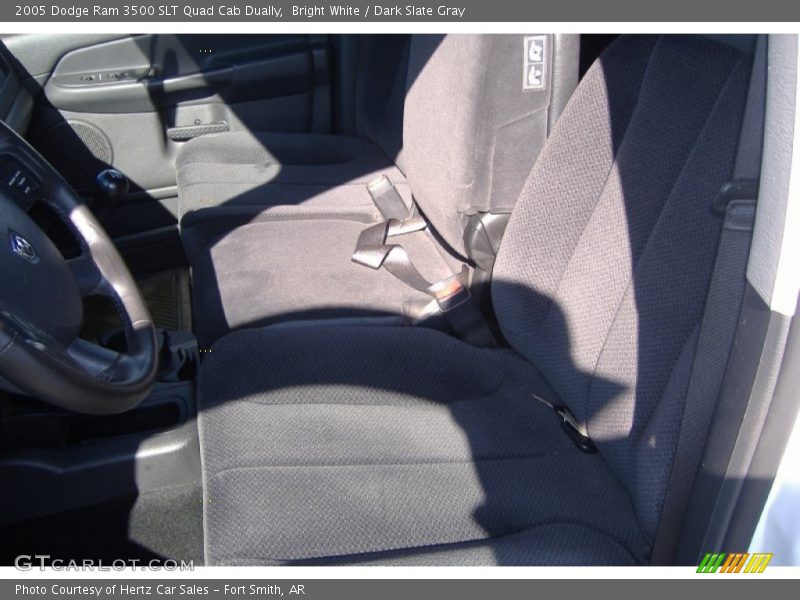 Bright White / Dark Slate Gray 2005 Dodge Ram 3500 SLT Quad Cab Dually