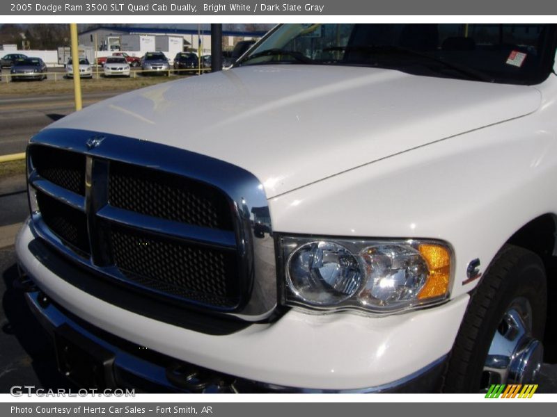 Bright White / Dark Slate Gray 2005 Dodge Ram 3500 SLT Quad Cab Dually