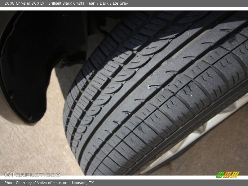 Brilliant Black Crystal Pearl / Dark Slate Gray 2008 Chrysler 300 LX