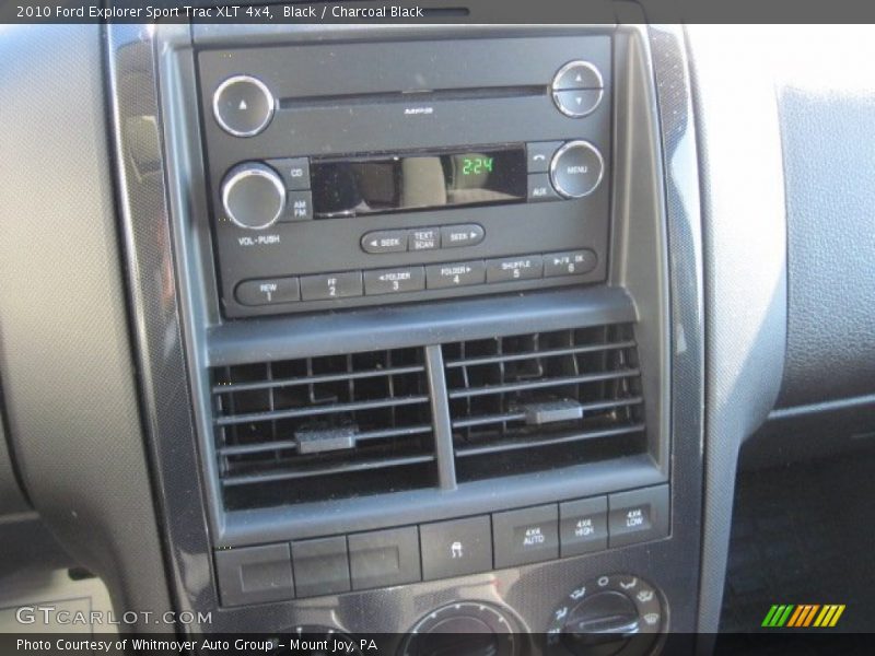 Black / Charcoal Black 2010 Ford Explorer Sport Trac XLT 4x4