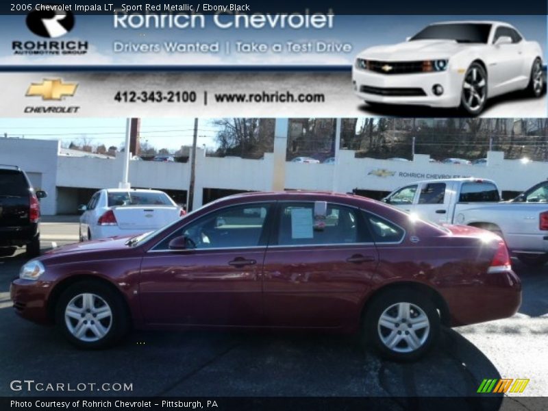 Sport Red Metallic / Ebony Black 2006 Chevrolet Impala LT