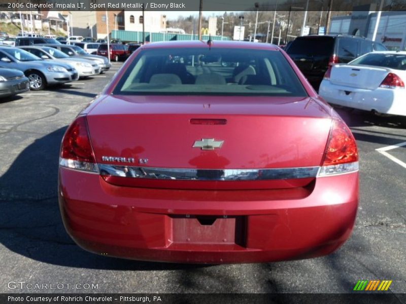 Sport Red Metallic / Ebony Black 2006 Chevrolet Impala LT