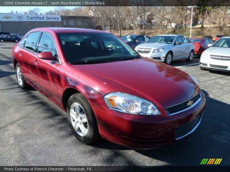 Sport Red Metallic / Ebony Black 2006 Chevrolet Impala LT
