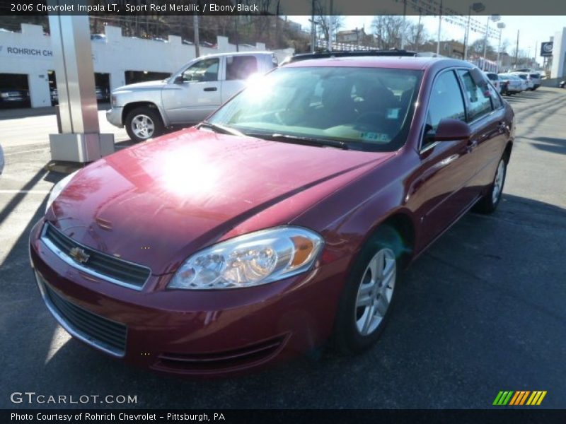 Sport Red Metallic / Ebony Black 2006 Chevrolet Impala LT