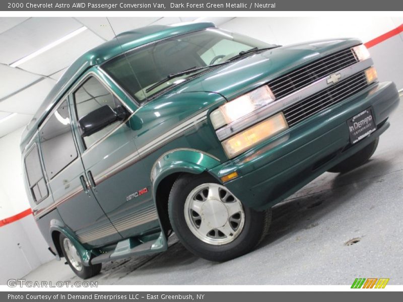 Dark Forest Green Metallic / Neutral 2000 Chevrolet Astro AWD Passenger Conversion Van