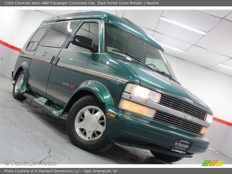 Dark Forest Green Metallic / Neutral 2000 Chevrolet Astro AWD Passenger Conversion Van