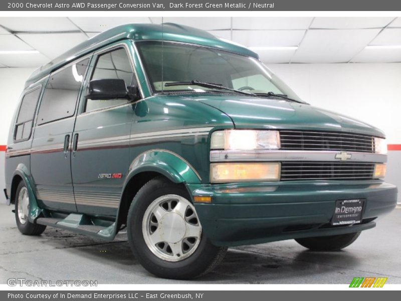 Dark Forest Green Metallic / Neutral 2000 Chevrolet Astro AWD Passenger Conversion Van