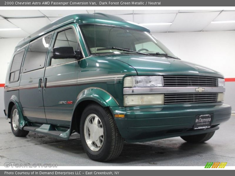 Dark Forest Green Metallic / Neutral 2000 Chevrolet Astro AWD Passenger Conversion Van