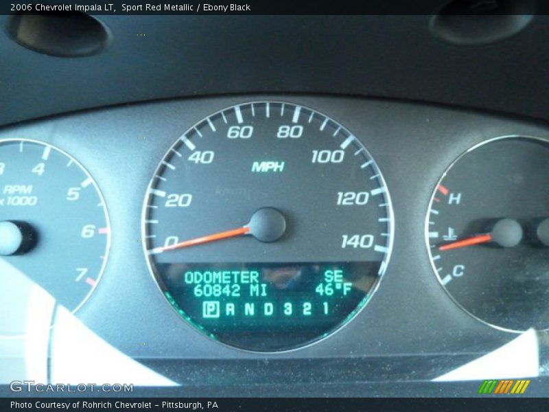 Sport Red Metallic / Ebony Black 2006 Chevrolet Impala LT