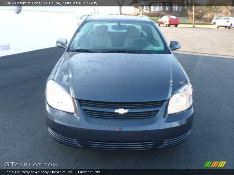 Slate Metallic / Gray 2009 Chevrolet Cobalt LT Coupe