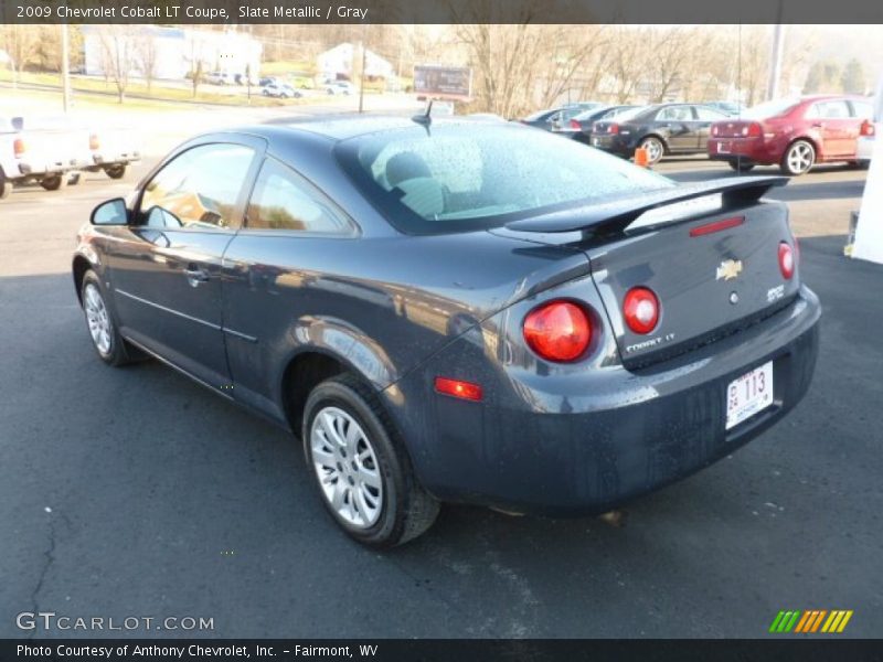Slate Metallic / Gray 2009 Chevrolet Cobalt LT Coupe