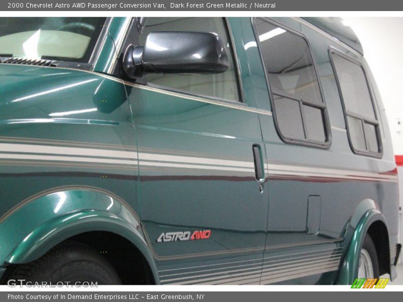 Dark Forest Green Metallic / Neutral 2000 Chevrolet Astro AWD Passenger Conversion Van