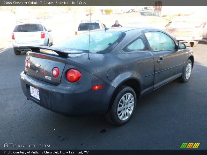 Slate Metallic / Gray 2009 Chevrolet Cobalt LT Coupe