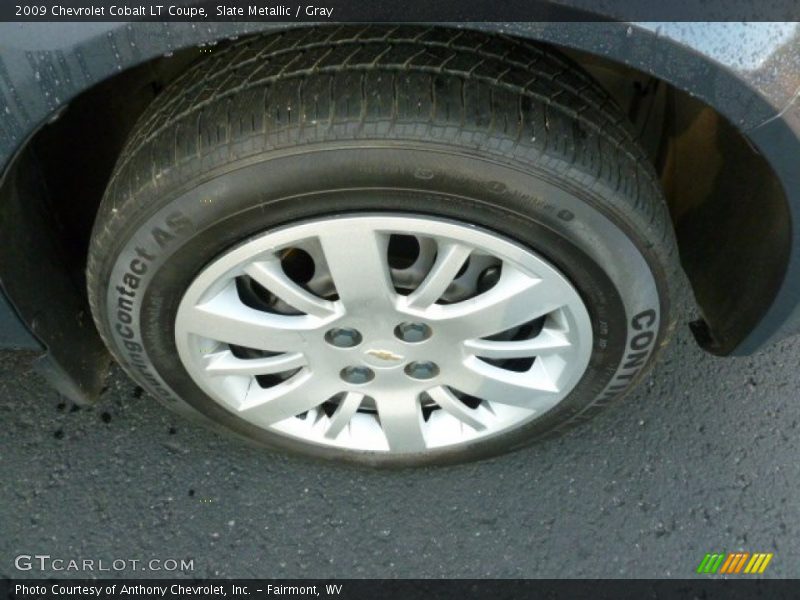 Slate Metallic / Gray 2009 Chevrolet Cobalt LT Coupe