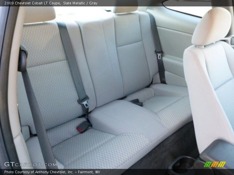 Rear Seat of 2009 Cobalt LT Coupe