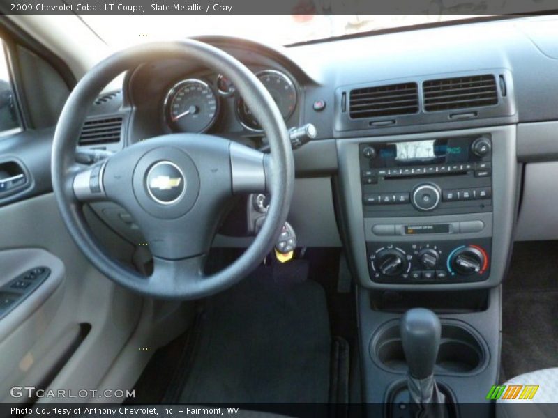 Slate Metallic / Gray 2009 Chevrolet Cobalt LT Coupe