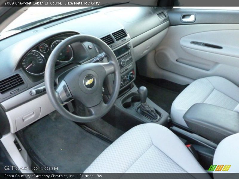 Gray Interior - 2009 Cobalt LT Coupe 