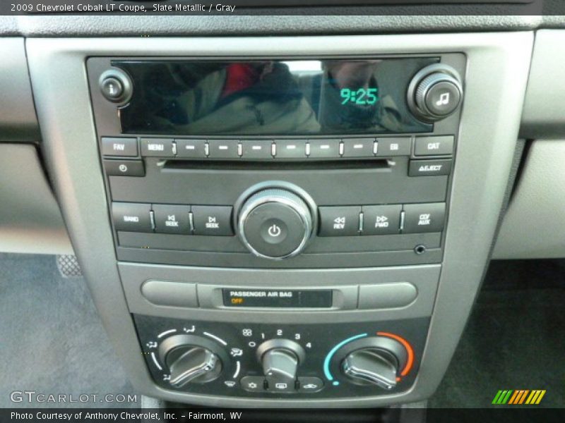 Slate Metallic / Gray 2009 Chevrolet Cobalt LT Coupe