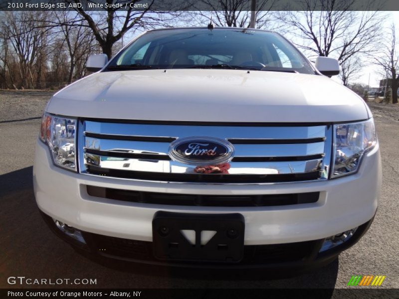 White Suede / Camel 2010 Ford Edge SEL AWD