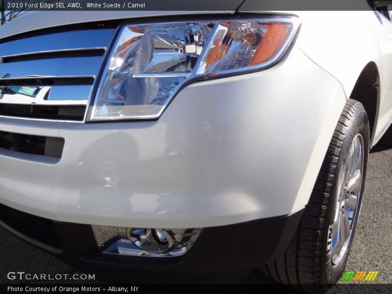 White Suede / Camel 2010 Ford Edge SEL AWD