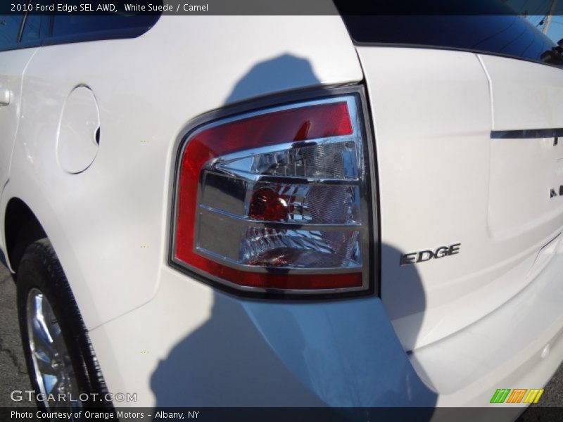 White Suede / Camel 2010 Ford Edge SEL AWD