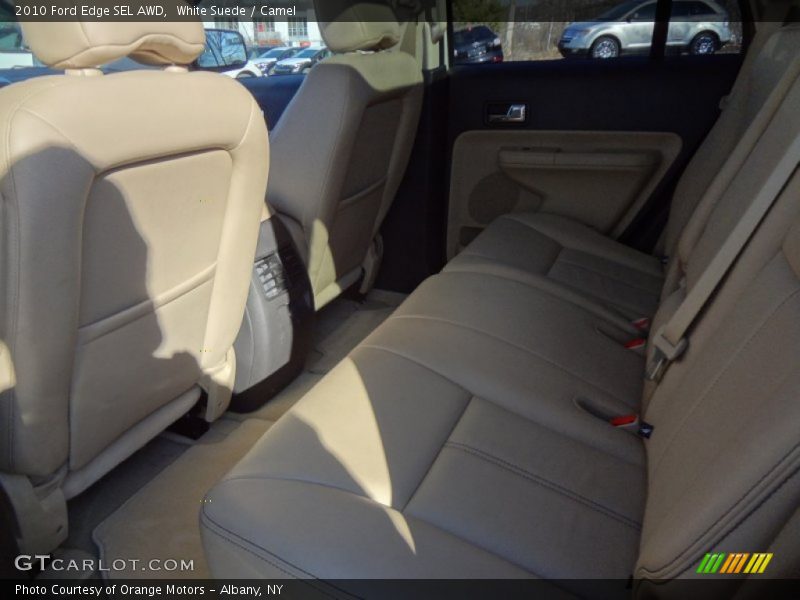 White Suede / Camel 2010 Ford Edge SEL AWD