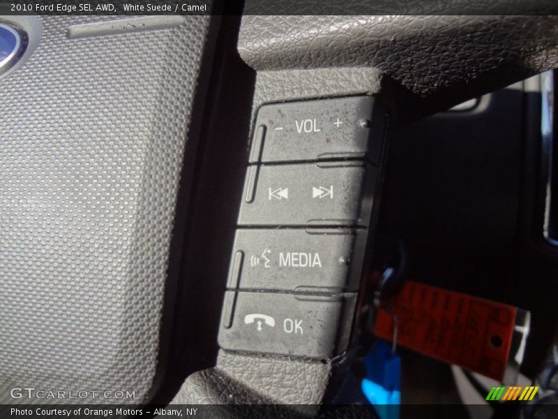 White Suede / Camel 2010 Ford Edge SEL AWD