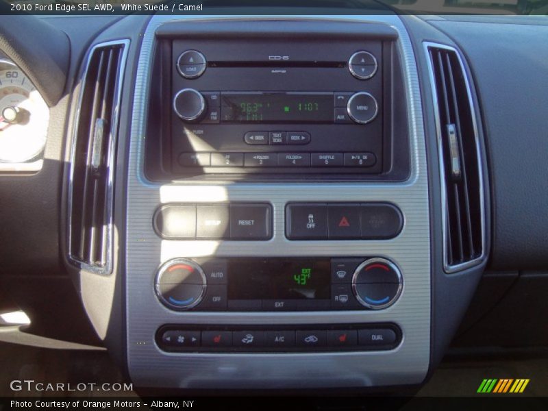 White Suede / Camel 2010 Ford Edge SEL AWD