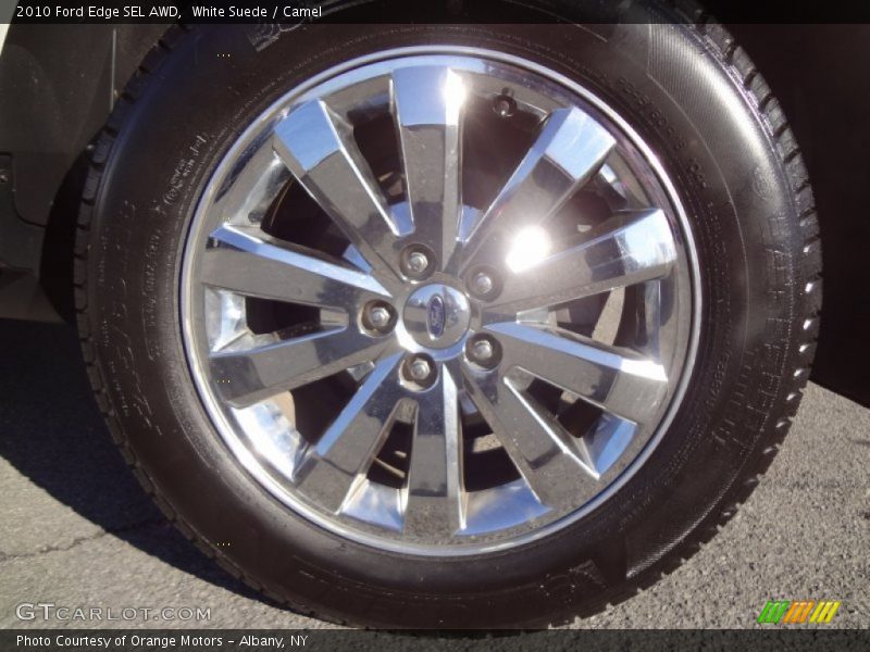 White Suede / Camel 2010 Ford Edge SEL AWD
