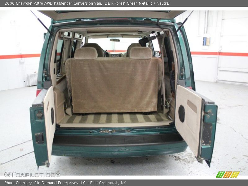 Dark Forest Green Metallic / Neutral 2000 Chevrolet Astro AWD Passenger Conversion Van