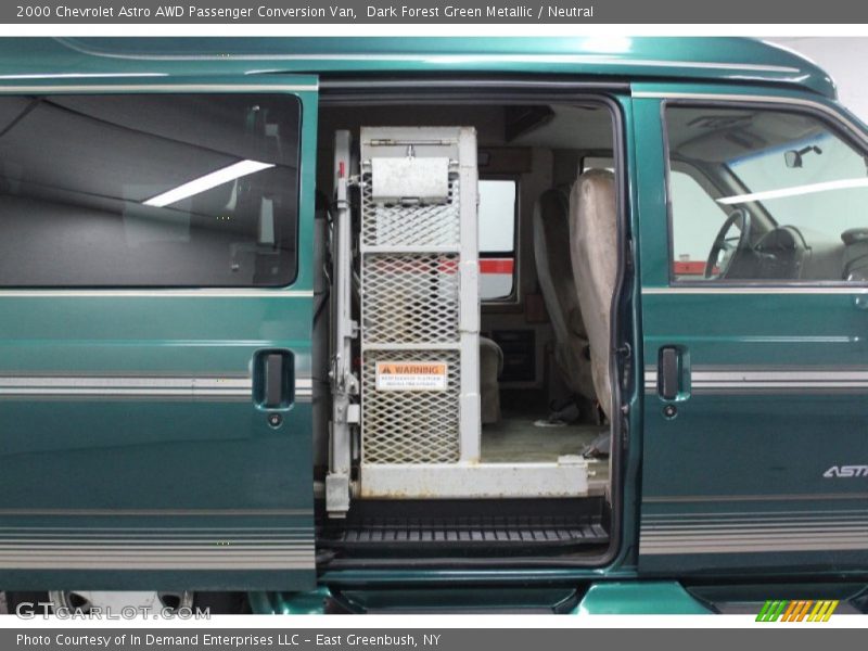 Dark Forest Green Metallic / Neutral 2000 Chevrolet Astro AWD Passenger Conversion Van