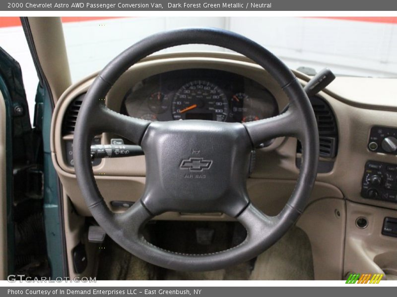 Dark Forest Green Metallic / Neutral 2000 Chevrolet Astro AWD Passenger Conversion Van