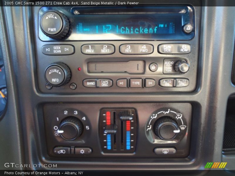 Sand Beige Metallic / Dark Pewter 2005 GMC Sierra 1500 Z71 Crew Cab 4x4