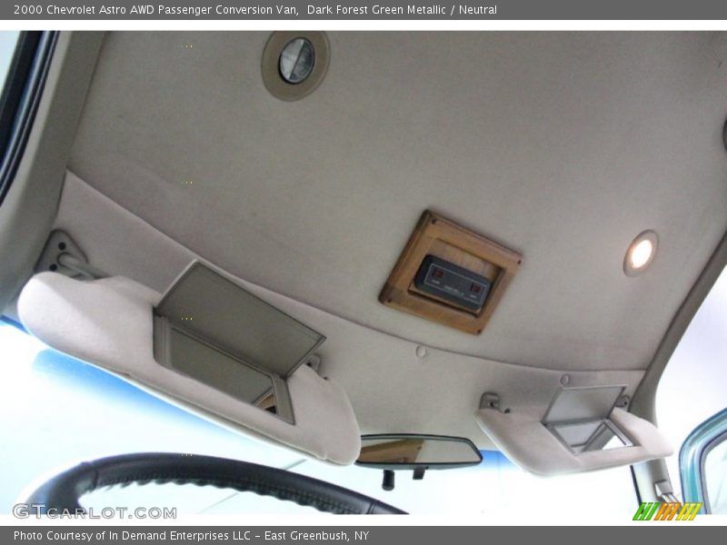 Dark Forest Green Metallic / Neutral 2000 Chevrolet Astro AWD Passenger Conversion Van