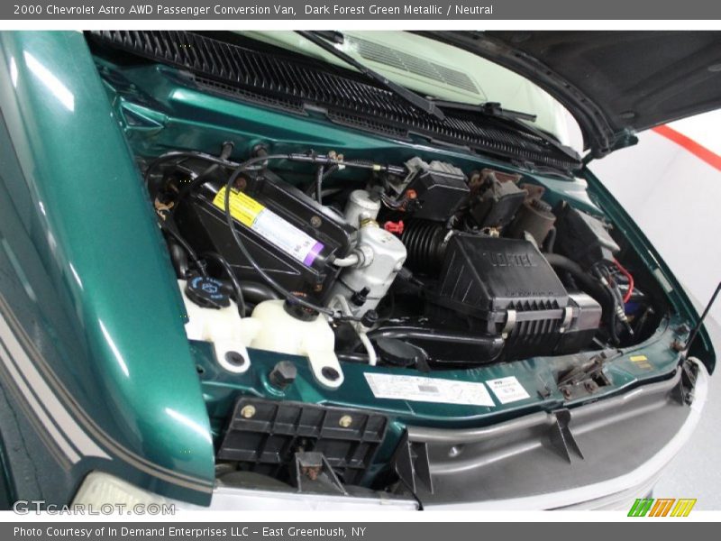 Dark Forest Green Metallic / Neutral 2000 Chevrolet Astro AWD Passenger Conversion Van