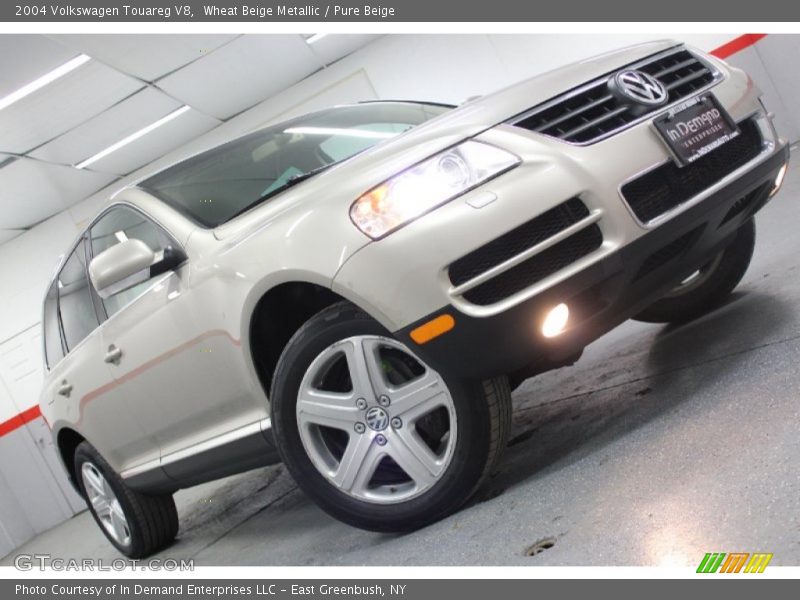 Wheat Beige Metallic / Pure Beige 2004 Volkswagen Touareg V8