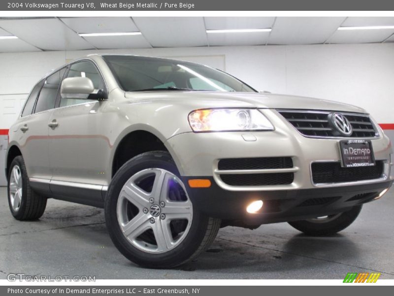 Wheat Beige Metallic / Pure Beige 2004 Volkswagen Touareg V8