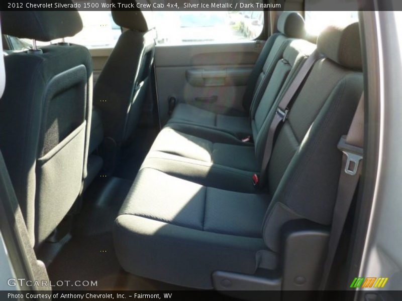 Silver Ice Metallic / Dark Titanium 2012 Chevrolet Silverado 1500 Work Truck Crew Cab 4x4